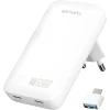 4SMARTS LADEGER.FLATPLUG SLIM DUAL 65W GAN 2C WEISS