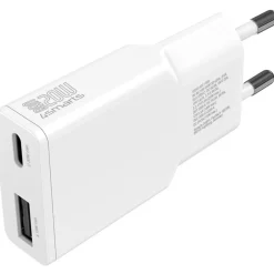 4SMARTS LADEGER. PDPLUG SLIM DUOS 20W GAN 1C+1A