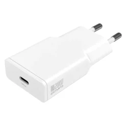 4smarts Netzladegerät PDPlug Slim 20W GaN 1C und USB-C Kabel 1,5m weiß