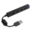 Speedlink USB-HUB SNAPPY SLIM, 4-Port, Passiv, schwarz retail
