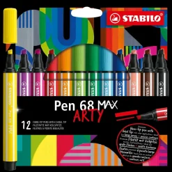 STABILO Arty Filzstifte farbsortiert, 12 St.