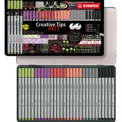 STABILO ARTY PASTEL Filzstifte farbsortiert, 30 St.