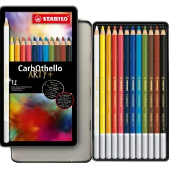 STABILO CarbOthello Kreidestifte farbsortiert 12 St.