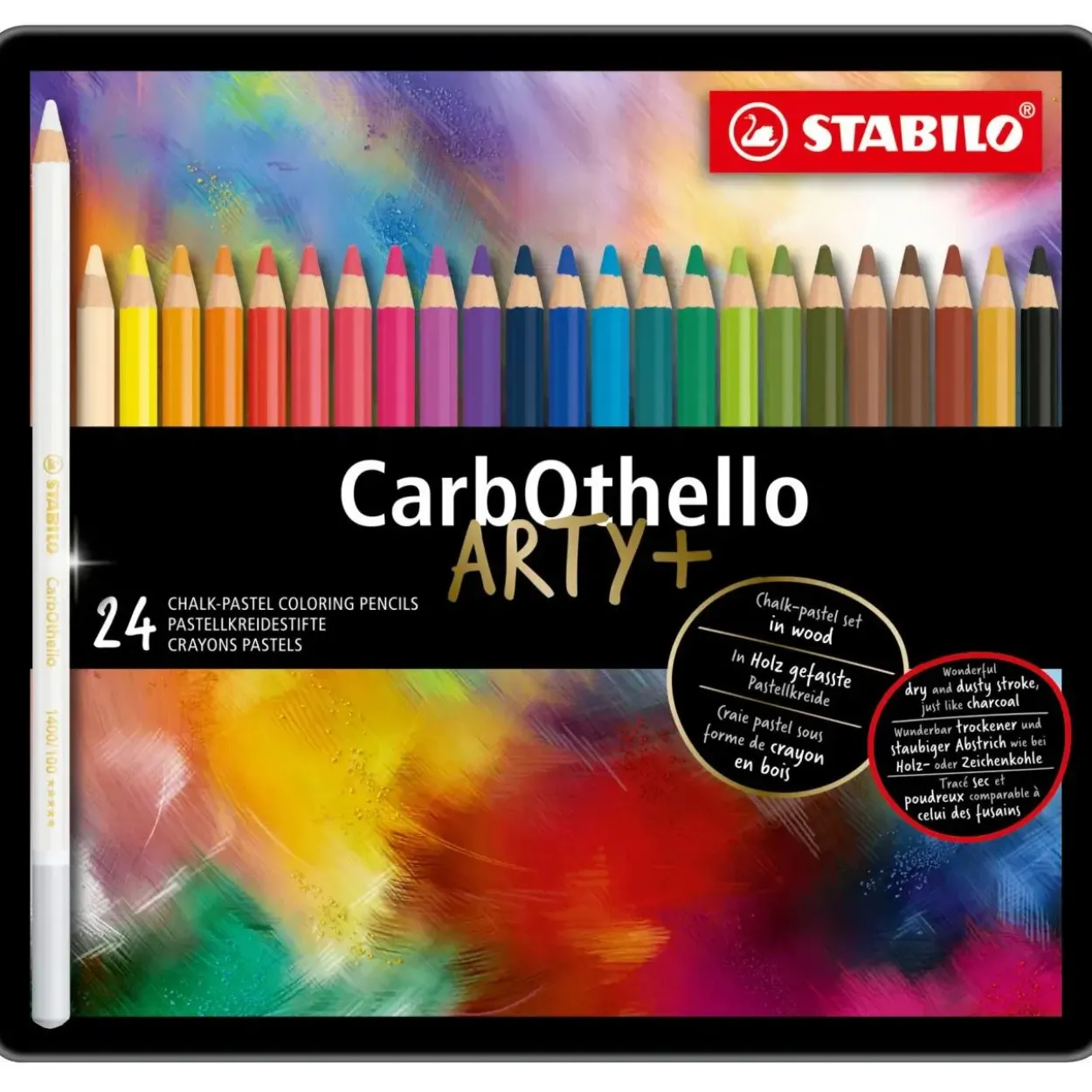STABILO CarbOthello Kreidestifte farbsortiert 24 St.