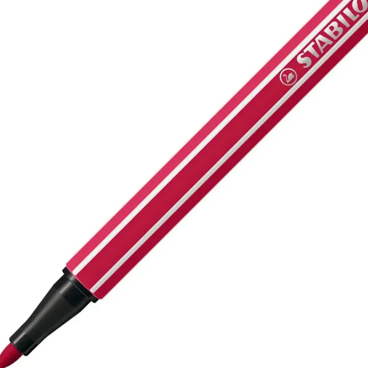 Stabilo Fasermaler Pen 68, Strichstrke: 1,0 mm, dunkelrot