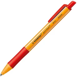 STABILO Kugelschreiber pointball orange Schreibfarbe rot, 1 St.