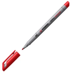 STABILO 10 OHPen universal Folienstifte rot 1,0 mm non-permanent