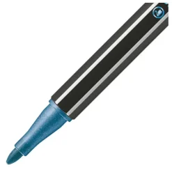 STABILO Pen 68 metallic Filzstift blau, 1 St.