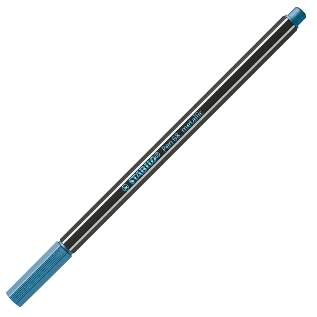 STABILO Pen 68 metallic Filzstift blau, 1 St.