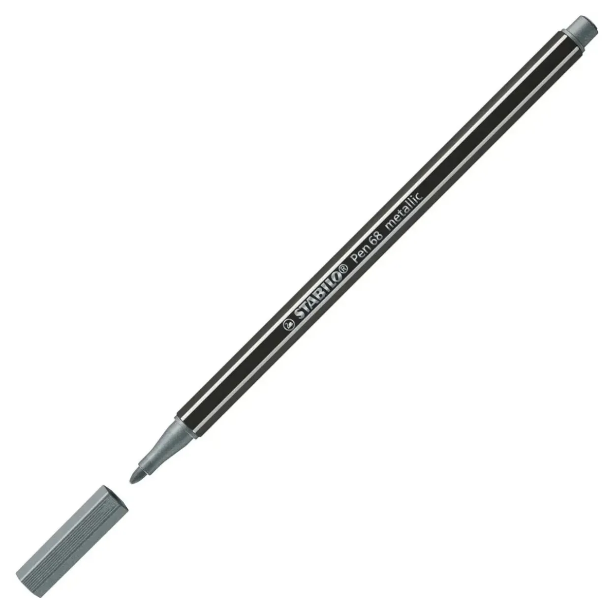 STABILO Pen 68 metallic Filzstifte farbsortiert, 8 St.