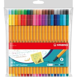 STABILO Point 88 Fineliner farbsortiert 0,4 mm, 40 St.