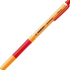 STABILO pointVisco Gelschreiber orange 0,5 mm, Schreibfarbe: rot, 10 St.