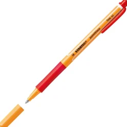 STABILO pointVisco Gelschreiber orange 0,5 mm, Schreibfarbe: rot, 10 St.