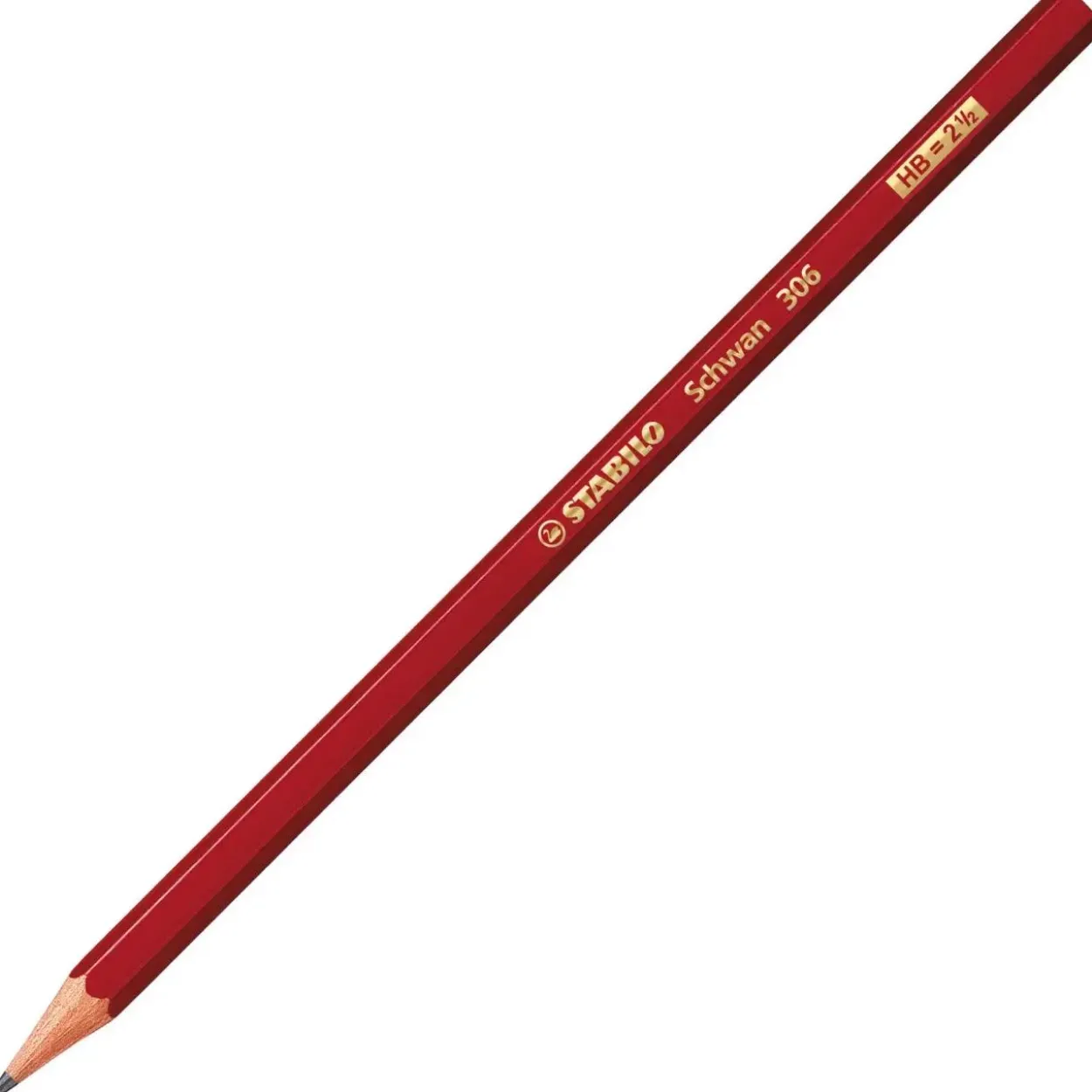 STABILO Schwan Bleistifte HB rot, 12 St.