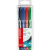 STABILO sensor 189 Fineliner farbsortiert 0,3 mm, 4 St.