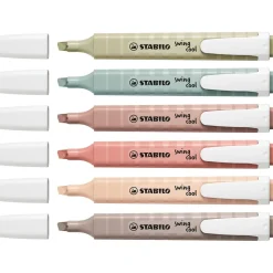 STABILO swing cool NatureCOLORS Textmarker farbsortiert, 6 St.