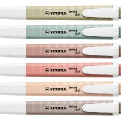 STABILO swing cool NatureCOLORS Textmarker farbsortiert, 6 St.