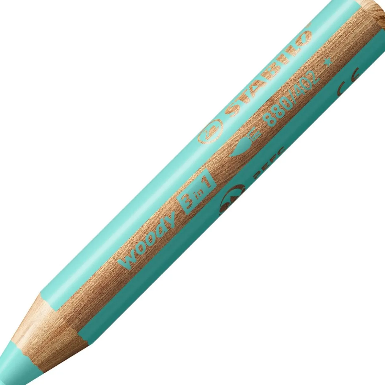 STABILO woody 3 in 1 Buntstift blau, 1 St. 880/402