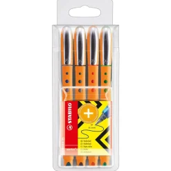 STABILO worker+ Tintenroller orange 0,5 mm, Schreibfarbe: schwarz, 1 St.