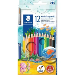 STAEDTLER Aquarellstift Noris Club aquarell, 12er Kartonetui