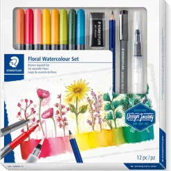 Staedtler "Design Journey" Aquarell Set Blumen 100% EFC