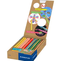 STAEDTLER Hexagonal-Buntstift buddy, 6er Kartonetui +Spitzer