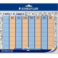 STAEDTLER Lumocolor Family Wochenplaner, Tageseinteilung 31,0 x 25,5 cm