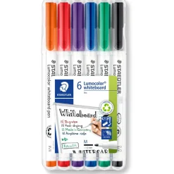 Staedtler Lumocolor Whiteboard-Marker 301, 6er Etui