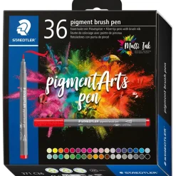 STAEDTLER MultiInk Pigment Arts brush pen 36er-Set sort. retail