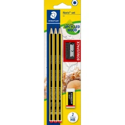 STAEDTLER Noris® 120 Bleistifte HB schwarz/gelb, 1 Set