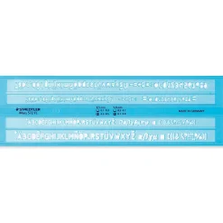 STAEDTLER Schriftschablone Mars® 572 FL blau