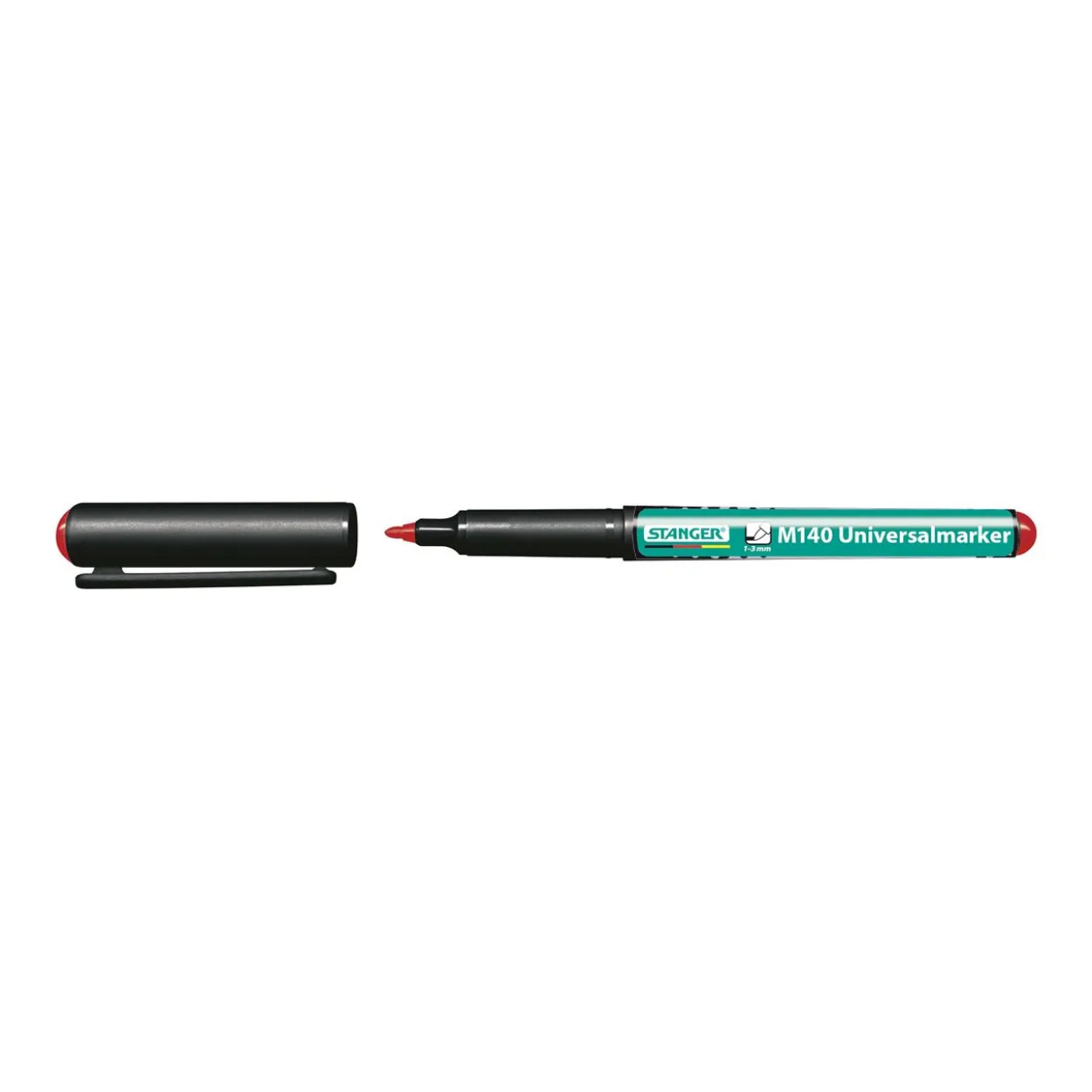 STANGER Universal M140 Permanentmarker rot 0,5 mm, 1 St.