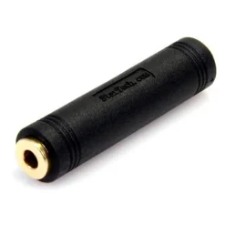 Startech Audio Adapter 3,5mm 3.5mm Klinke Buchse auf 3.5mm Klinken-Buchse Schwarz