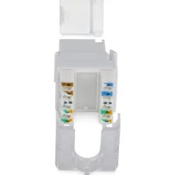 STARTECH CAT6 KEYSTONE JACK 24-PACK 24-PACK180-DEGREE 110 PUNCH DOWN grau