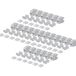 STARTECH CAT6 KEYSTONE JACK 24-PACK 24-PACK180-DEGREE 110 PUNCH DOWN grau