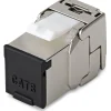 STARTECH CAT8 KEYSTONE JACK 6-PACK 6-PACK180-DEGREE/TOOLLESS/SHIELD