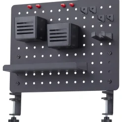 Startech CLAMP-ON PEGBOARD ORGANIZER WITH ACCESSORIES STEEL BLACK