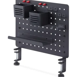 Startech CLAMP-ON PEGBOARD ORGANIZER WITH ACCESSORIES STEEL BLACK