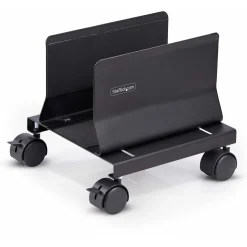 StarTech Computer Tower Cart Rolling CPU Caddy w/ Wheels, Adjustable Wagen - für Personal-Computer - Schwarz