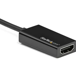 Startech Displayport 1.2 Adapter Displayport Stecker auf HDMI-Buchse Schwarz 4K / mit Arretierung