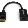 Startech Displayport Adapter DP++ Displayport Stecker auf HDMI-Buchse Schwarz mit Arretierung