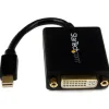 Startech Displayport Adapter DP++ Mini Displayport Stecker auf DVI 24+5 Buchse Schwarz schraubbar / vergoldet
