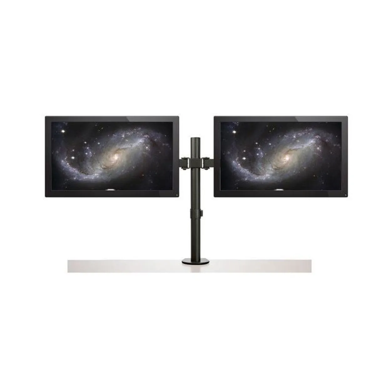 Startech Dual Monitor Tischhalterung - Gelenkarm - Premium-Tischklemmen-/ Kabeldurchführung für bis zu 27Zoll-VESA-Monitore, ARMDUAL2