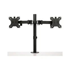 Startech Dual Monitor Tischhalterung - Gelenkarm - Premium-Tischklemmen-/ Kabeldurchführung für bis zu 27Zoll-VESA-Monitore, ARMDUAL2
