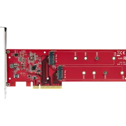 STARTECH DUAL M.2 PCIE SSD ADAPTER CARD