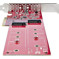 STARTECH DUAL M.2 PCIE SSD ADAPTER CARD