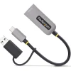 StarTech 2.5GbE USB-C to Ethernet Adapter with USB-A Converter - Netzwerkadapter - USB-C 3.2 Gen 1 / Thunderbolt 3 - 10M/100M/1G/2,5 Gigabit
