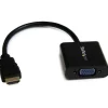 Startech HDMI Adapter High-Speed HDMI-Stecker auf VGA 15pol Buchse Schwarz schraubbar