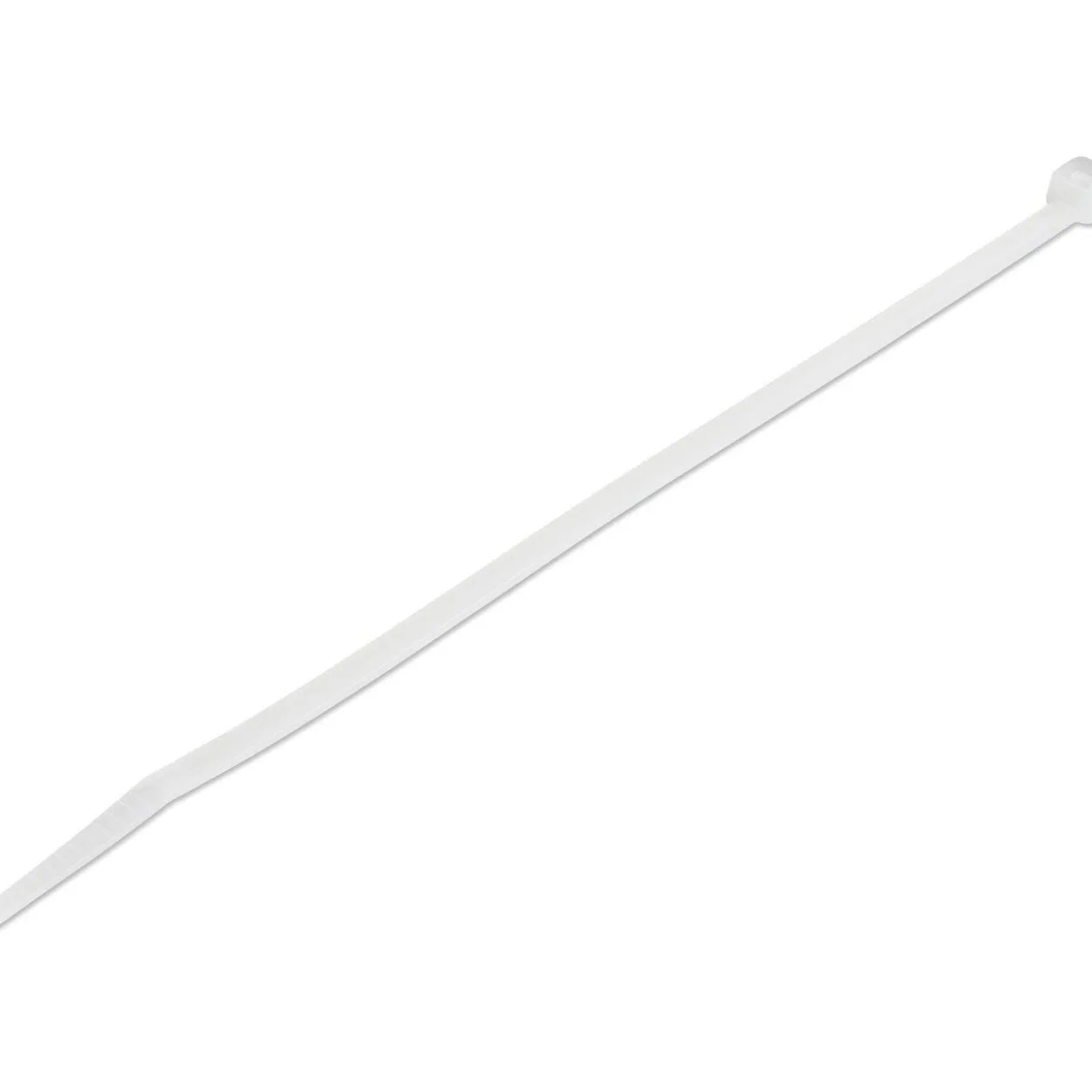 Startech Kabelbinder 203x4mm selbstsichernde Nylon-Kabelbinder mit gebogener Spitze 94V-2/UL weiss 1000 Stück