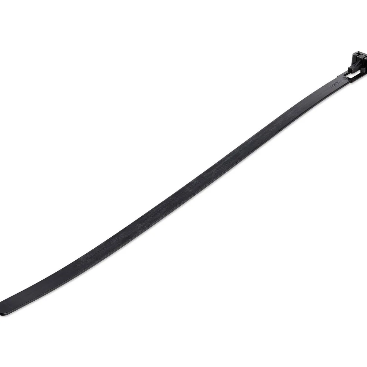 Startech Kabelbinder 254x7mm wiederverwendbar lösbare Nylonbinder Innen- u. Aussenbereich 94V-2/UL schwarz 100 Stück